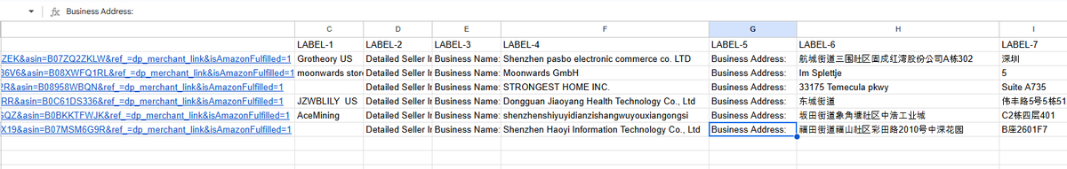 Listly web scraping results in Excel